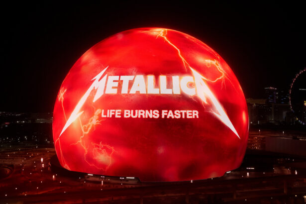 Metallica Sphere. Crédito: Reprodução.
