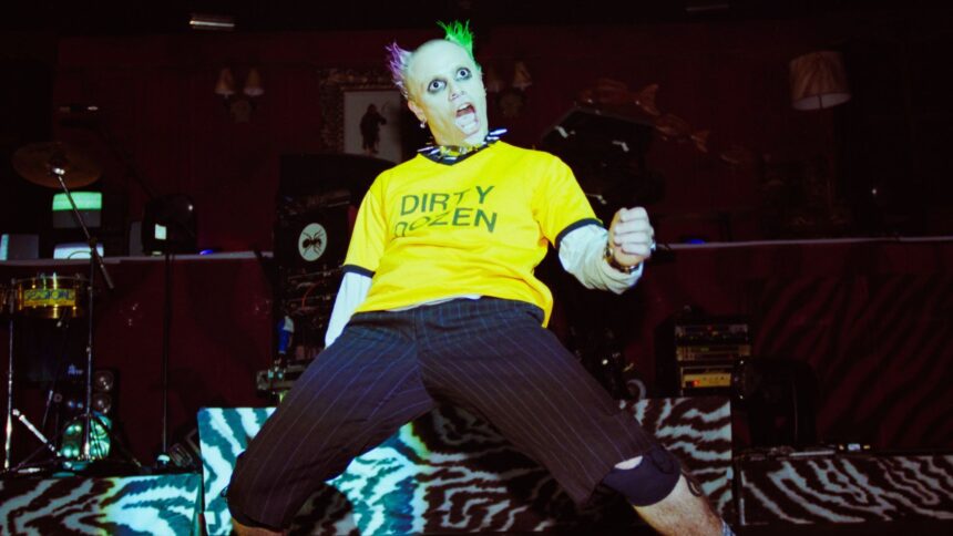 Keith Flint / The Prodigy. Crédito:Keith Flint (1969-2019) of The Prodigy. CREDIT: Brian Rasic/Getty Images