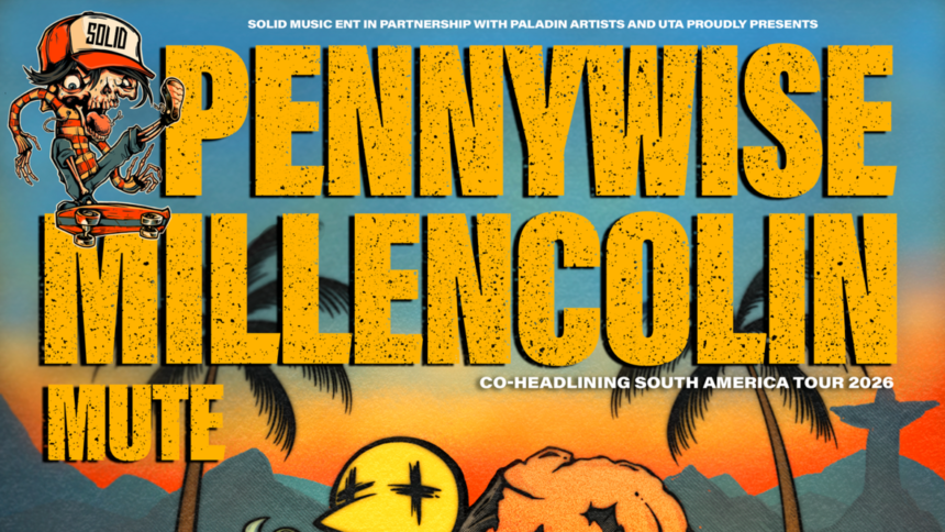 Banner da turnê Brasil "We Are One".