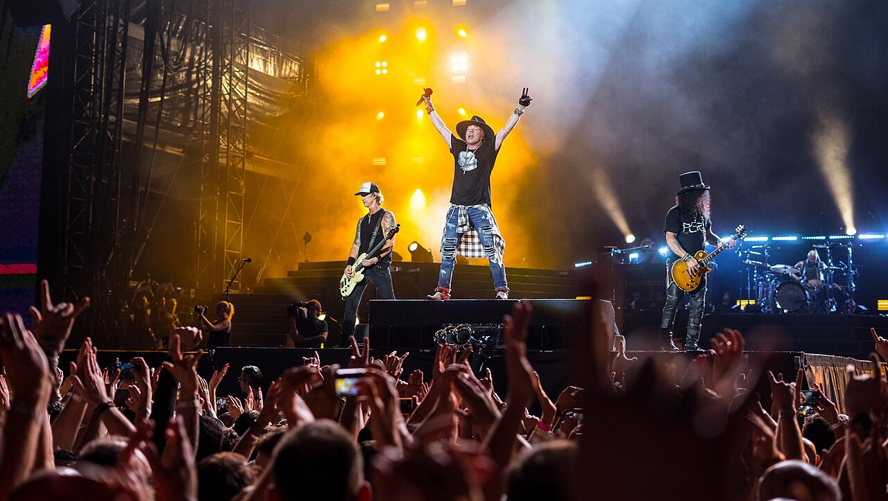 Guns N' Roses. Crédito: Raph_PH/Wikimedia Commons