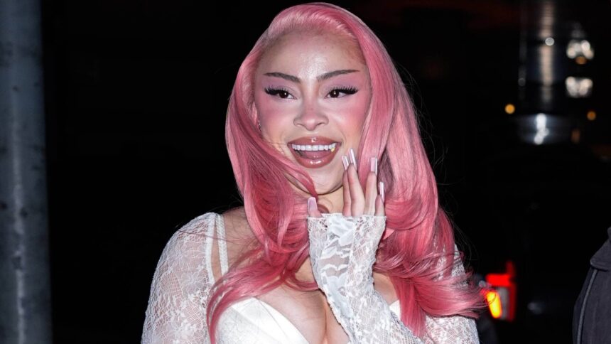 Ice Spice. is seen on December 17, 2025 in New York City.  (by XNY/Star Max/GC Images)