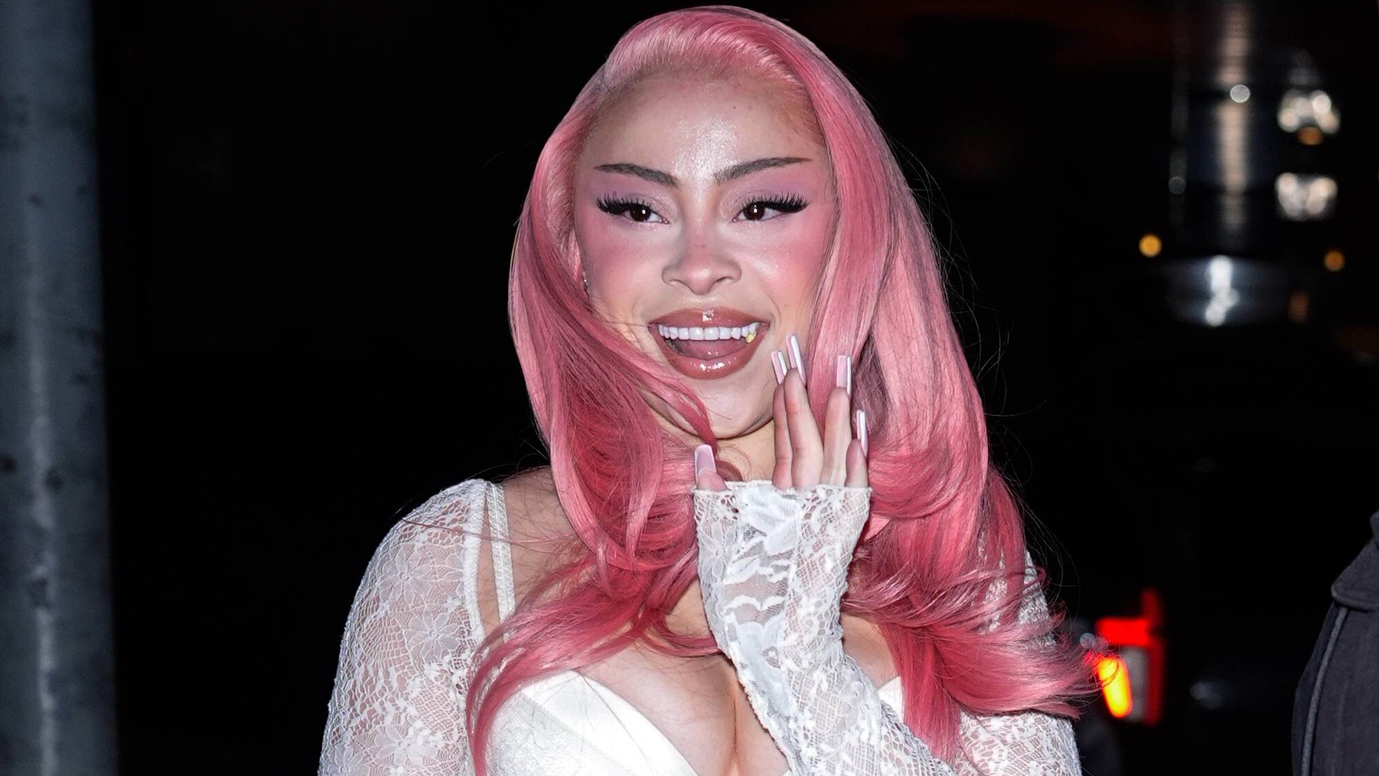 Ice Spice. is seen on December 17, 2025 in New York City.  (by XNY/Star Max/GC Images)