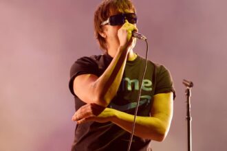 Julian Casablancas. of The Stokes at Coachella on Saturday, April 11, 2026, in Indio, CA. (Kayla Bartkowski / Los Angeles Times via Getty Images)