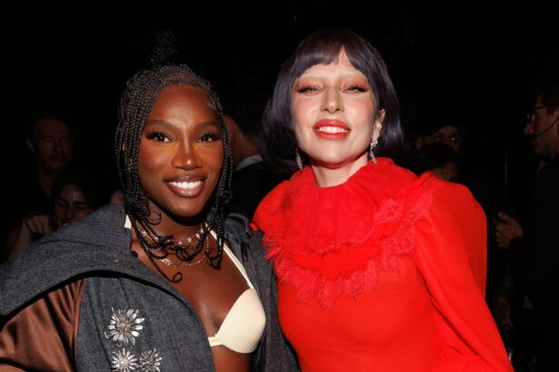 Lady Gaga. Doechii and  (by Christoper Polk/Variety via Getty Images)