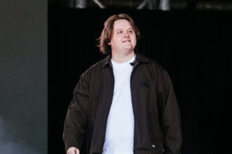 Lewis Capaldi. performs at Glastonbury 2025. Andy Ford for NME