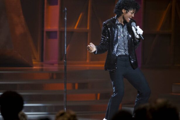 Michael Jackson. Jaafar Jackson as  in 'Michael'. Universal Pictures/Bruce Talamon