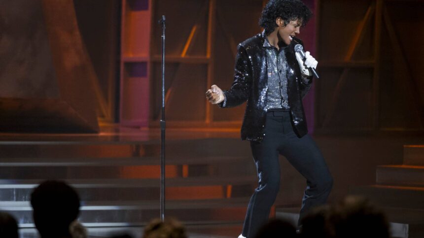Michael Jackson. Jaafar Jackson as  in 'Michael'. Universal Pictures/Bruce Talamon
