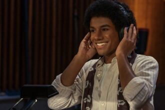 Michael Jackson. Jaafar Jackson as  in the film 'Michael'. Universal Pictures