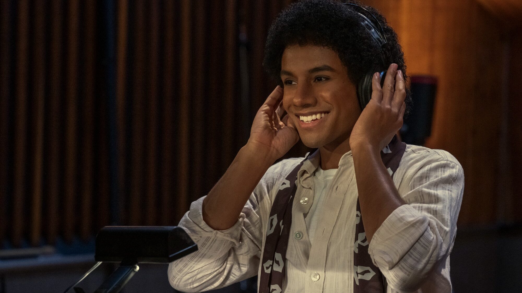 Michael Jackson. Jaafar Jackson as  in the film 'Michael'. Universal Pictures