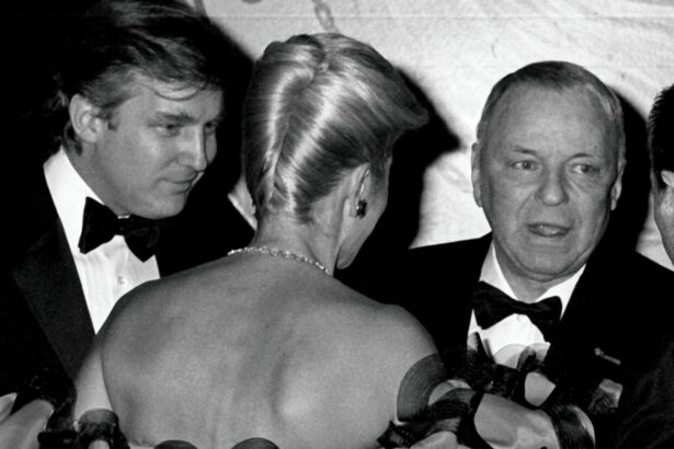 Nancy Sinatra. Donald Trump pictured alongside Ivana Trump and Frank Sinatra, 1988. Ron Galella/Ron Galella Collection via Getty Images