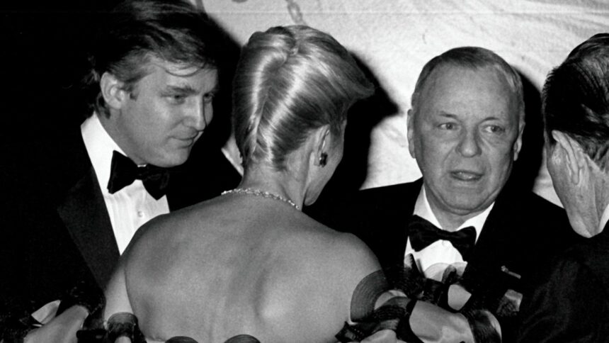 Nancy Sinatra. Donald Trump pictured alongside Ivana Trump and Frank Sinatra, 1988. Ron Galella/Ron Galella Collection via Getty Images