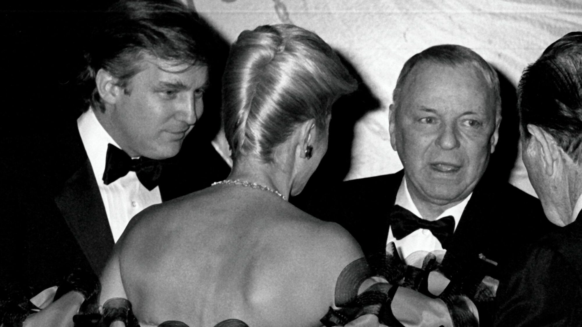 Nancy Sinatra. Donald Trump pictured alongside Ivana Trump and Frank Sinatra, 1988. Ron Galella/Ron Galella Collection via Getty Images