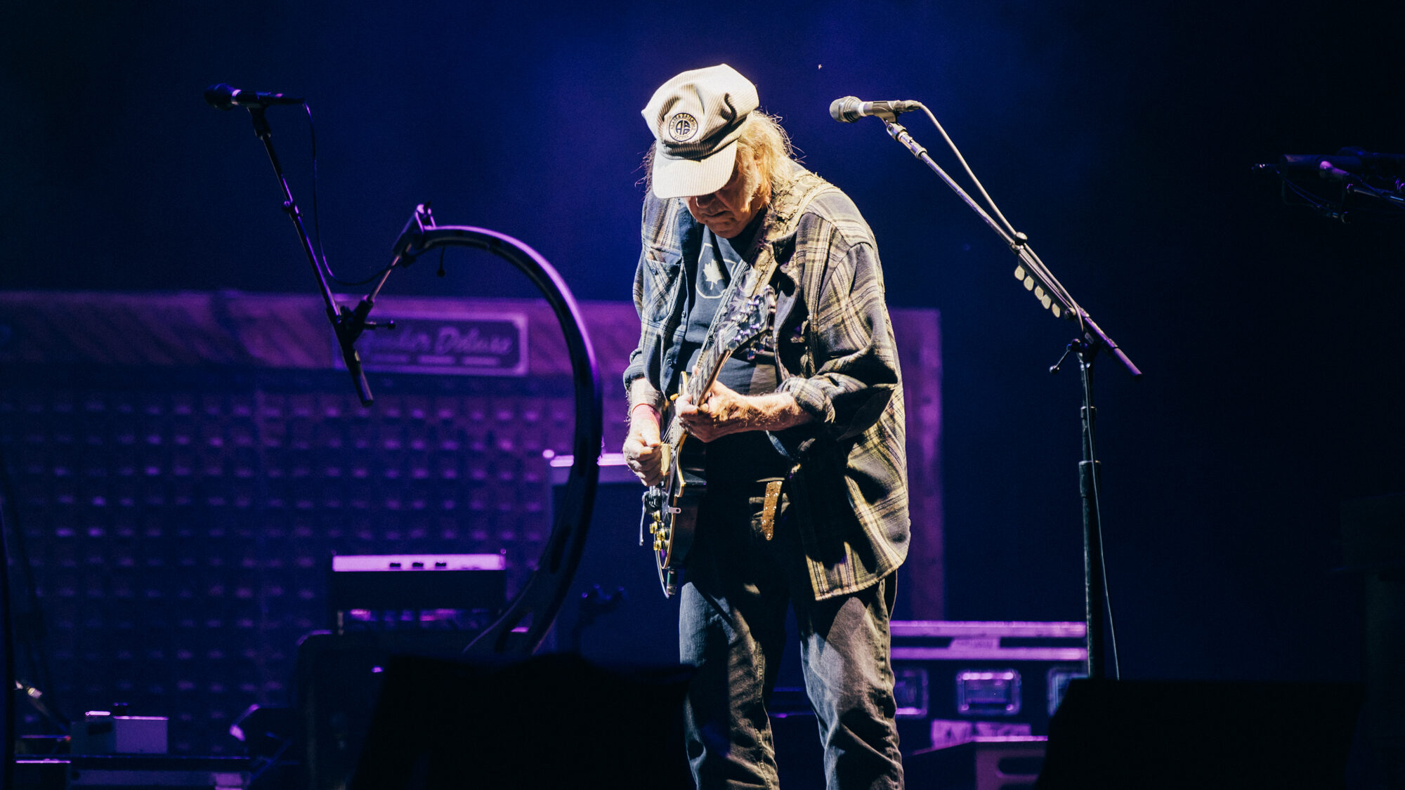 Neil Young. live at Glastonbury 2025. Derek Bremner for NME