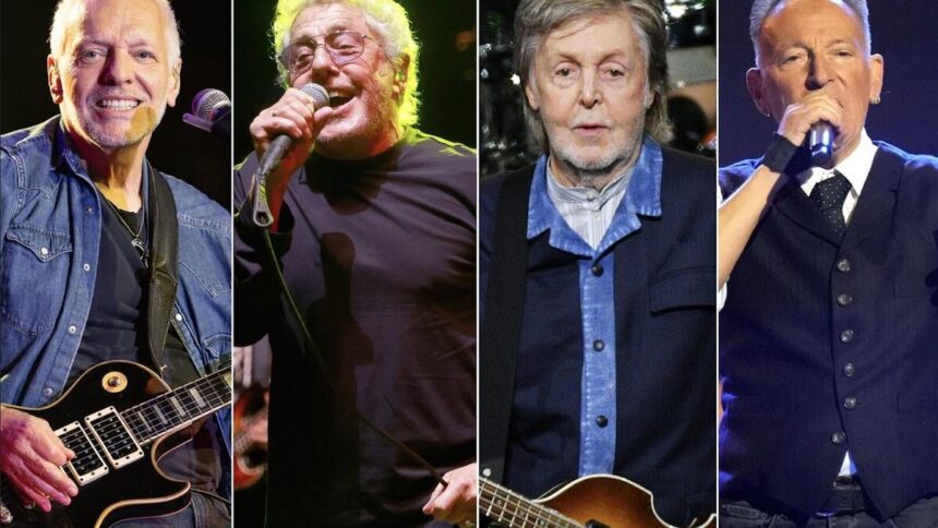 Paul McCartney, Peter Frampton. Crédito: Nick DeRiso.