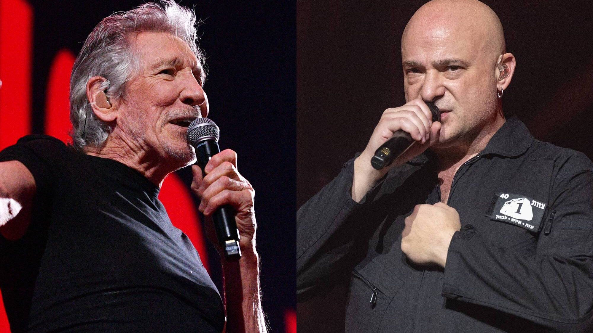 Roger Waters. and David Draiman. Jim Dyson/Getty and Jo Hale/Redferns