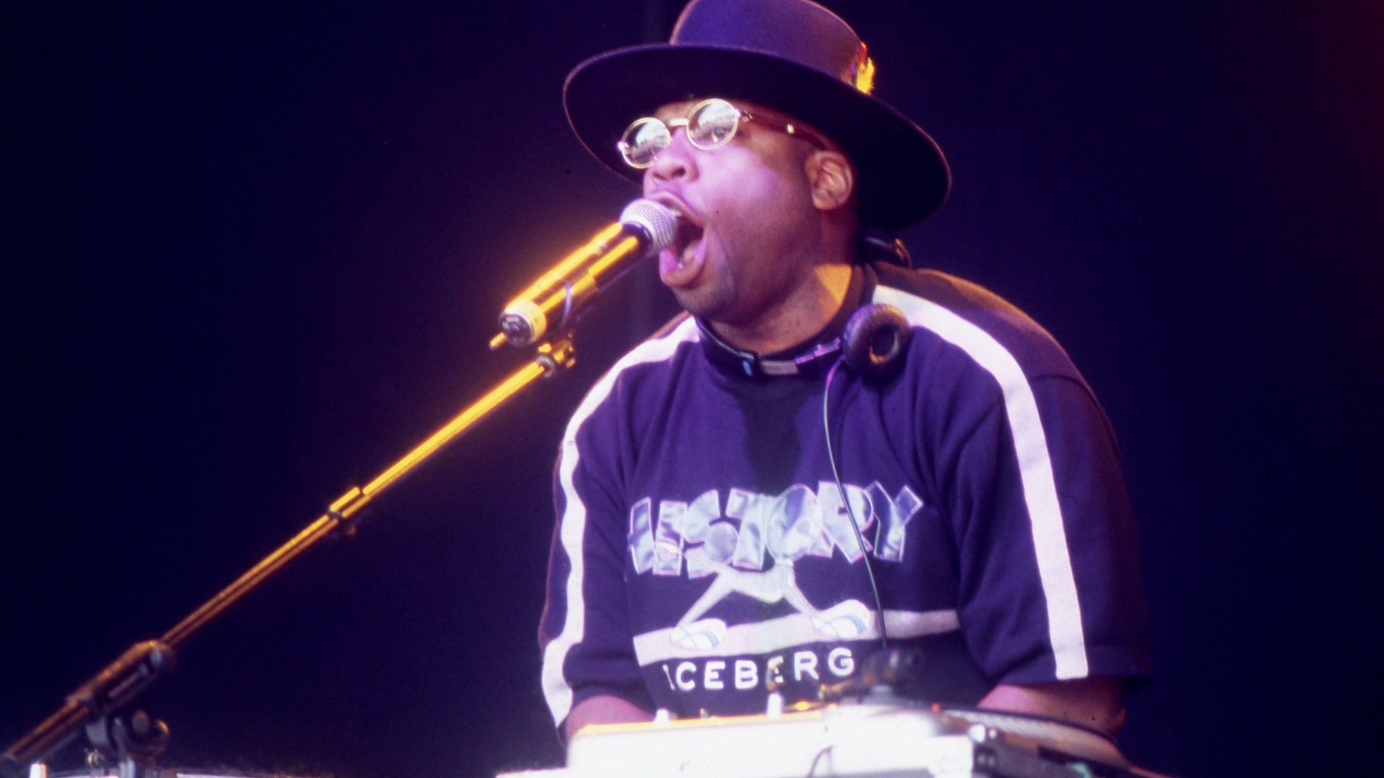 Run Dmc. Jam Master Jay of . Martyn Goodacre/Getty Images