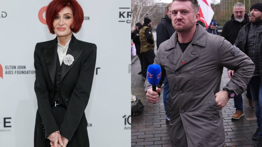 Sharon Osbourne. Crédito: and Tommy Robinson. Justin Nunez/Jacob King.