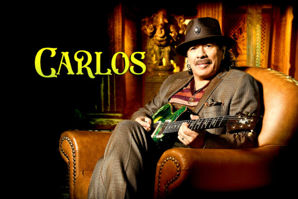 Santana. Capa documentário Carlos no Prime Video