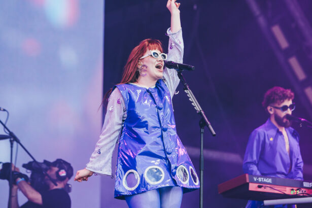 Cmat. live at Glastonbury 2025. Andy Ford for NME