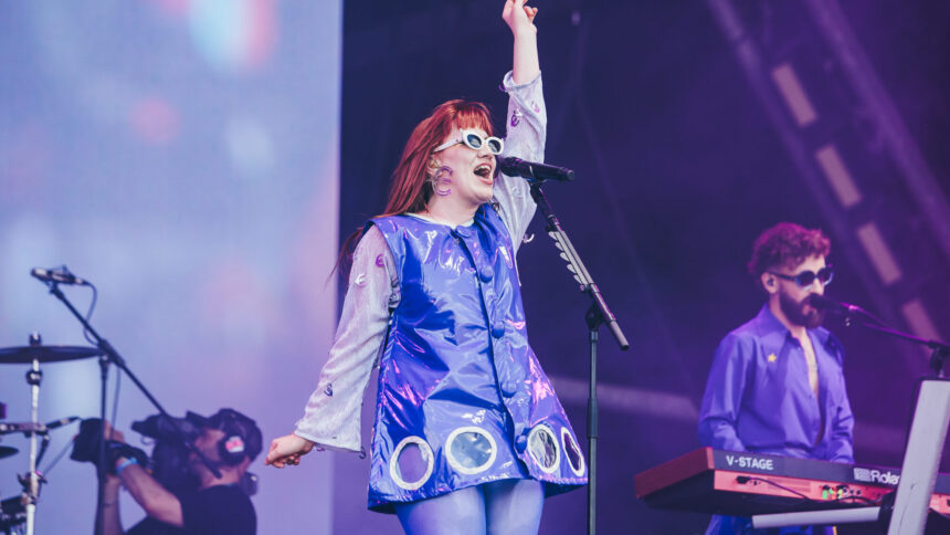 Cmat. live at Glastonbury 2025. Andy Ford for NME