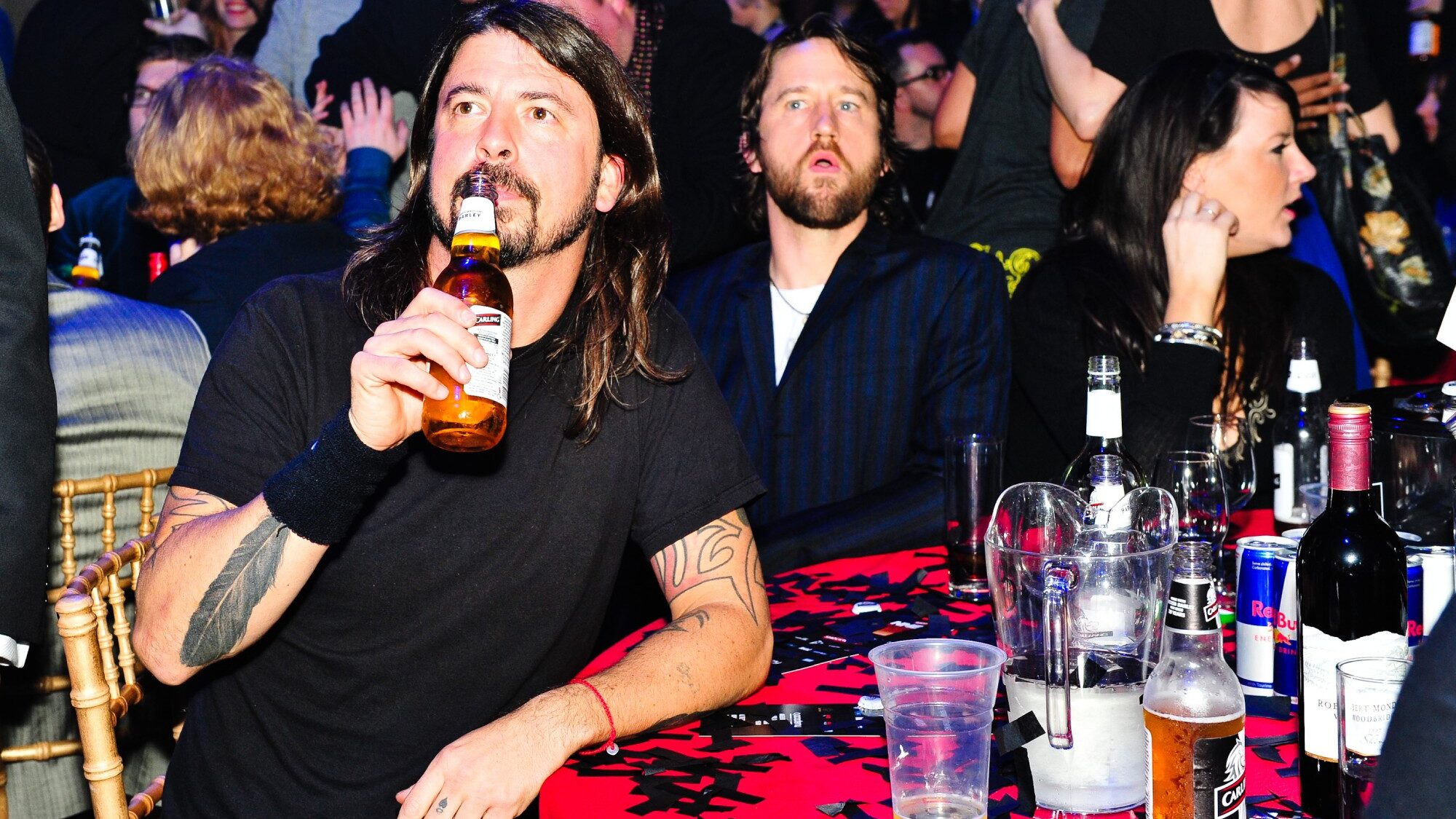 Dave Grohl. attends the Shockwaves NME Awards at Brixton Academy, 2011. Annabel Staff/Redferns