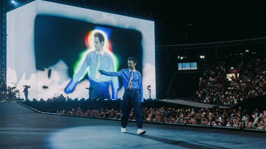 Harry Styles. performs on the 'Together, Together' tour, 2026. Anthony Pham