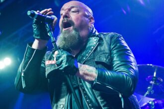 Iron Maiden. Paul Di'Anno at the 2013 Hard Rock Hell festival in Pwllheli, Wales, on November 30, 2013. (by Kevin Nixon/Metal Hammer Magazine/Future via Getty Images/Future via Getty Images)