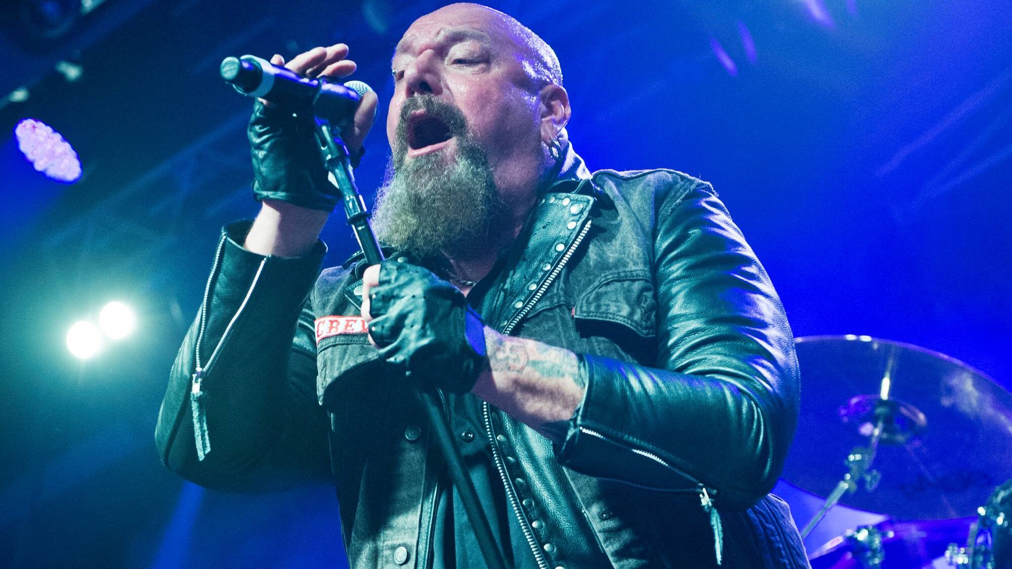 Iron Maiden. Paul Di'Anno at the 2013 Hard Rock Hell festival in Pwllheli, Wales, on November 30, 2013. (by Kevin Nixon/Metal Hammer Magazine/Future via Getty Images/Future via Getty Images)