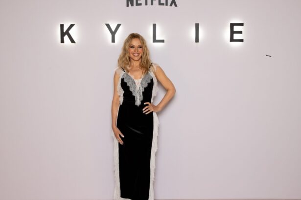 Kylie Minogue. attends the launch event for the Netflix documentary series ‘Kylie’, at Frameless on May 18, 2026 in London John Phillips/Getty for Netflix