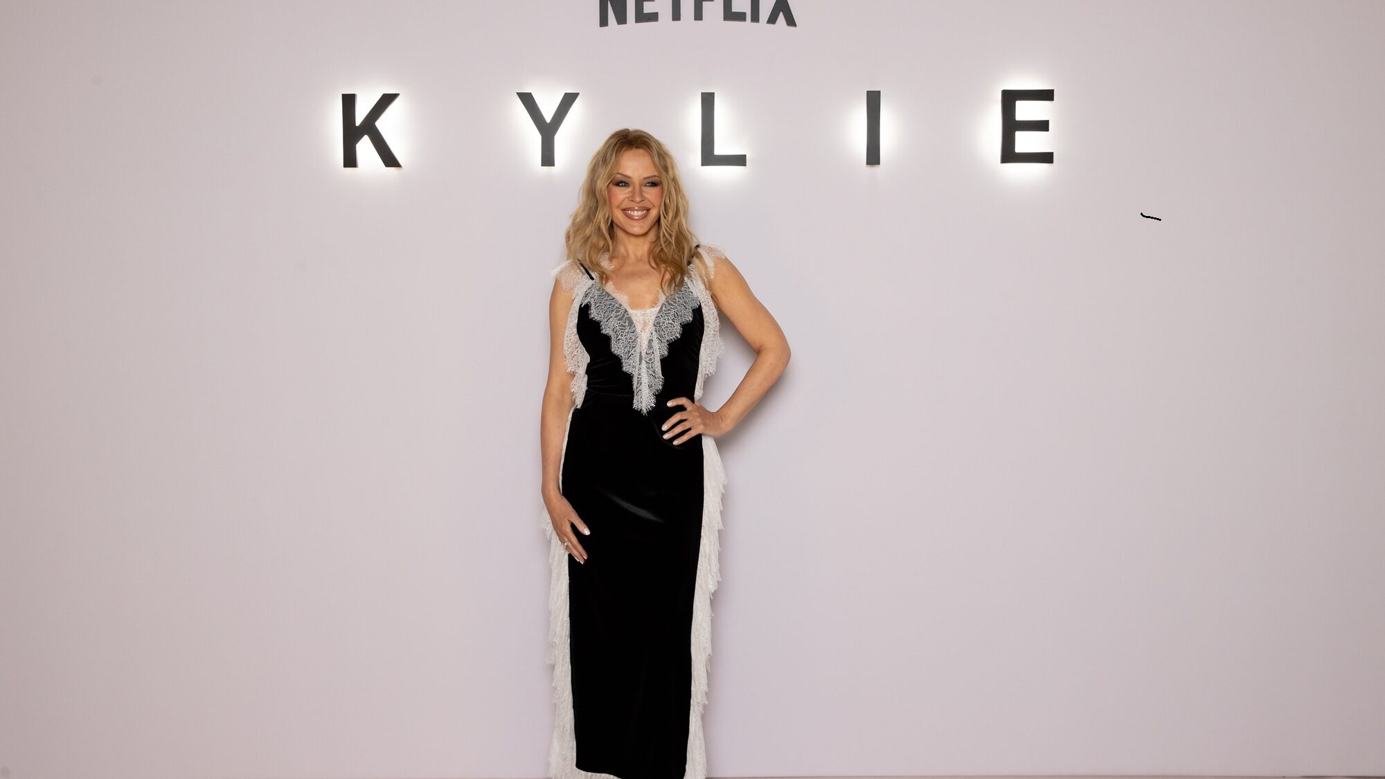 Kylie Minogue. attends the launch event for the Netflix documentary series ‘Kylie’, at Frameless on May 18, 2026 in London John Phillips/Getty for Netflix