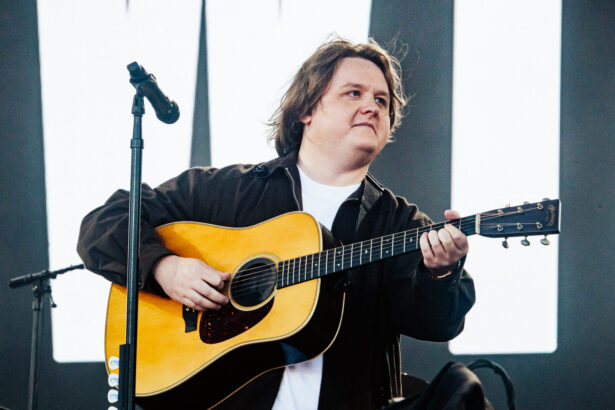 Lewis Capaldi. performs at Glastonbury 2025. Andy Ford for NME
