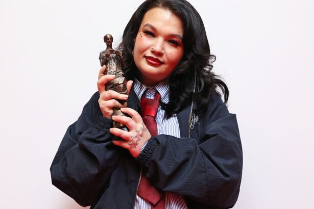 Lola Young. at The Ivor Novello Awards 2026. Jahnay Tennai/Dave Benett/Getty Images