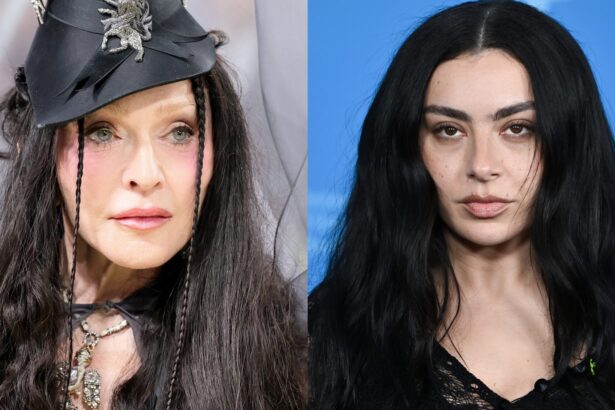 Madonna. (L) and Charli XCX (R) (Theo Wargo/FilmMagic; Dominique Charriau/WireImage)