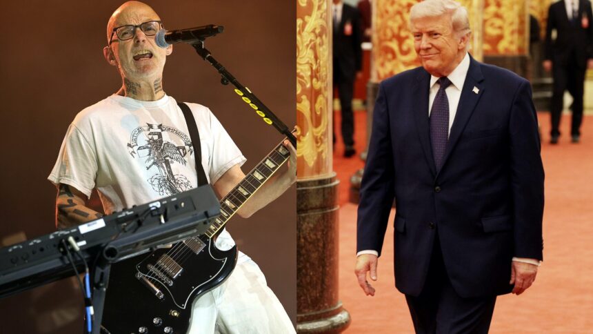 Moby. and President Donald Trump. Arturo Holmes/Getty (L), Alex Wong/Getty (R)