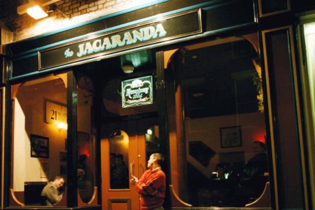 Paul McCartney. The Jacaranda Club in Liverpool's Slater Street. (by David Kendall - PA Images/PA via Getty Images)