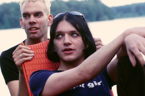 Placebo. Stefan Olsdal and Brian Molko of  in 1997. David Lefranc/Getty