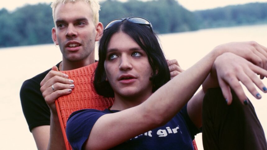 Placebo. Stefan Olsdal and Brian Molko of  in 1997. David Lefranc/Getty