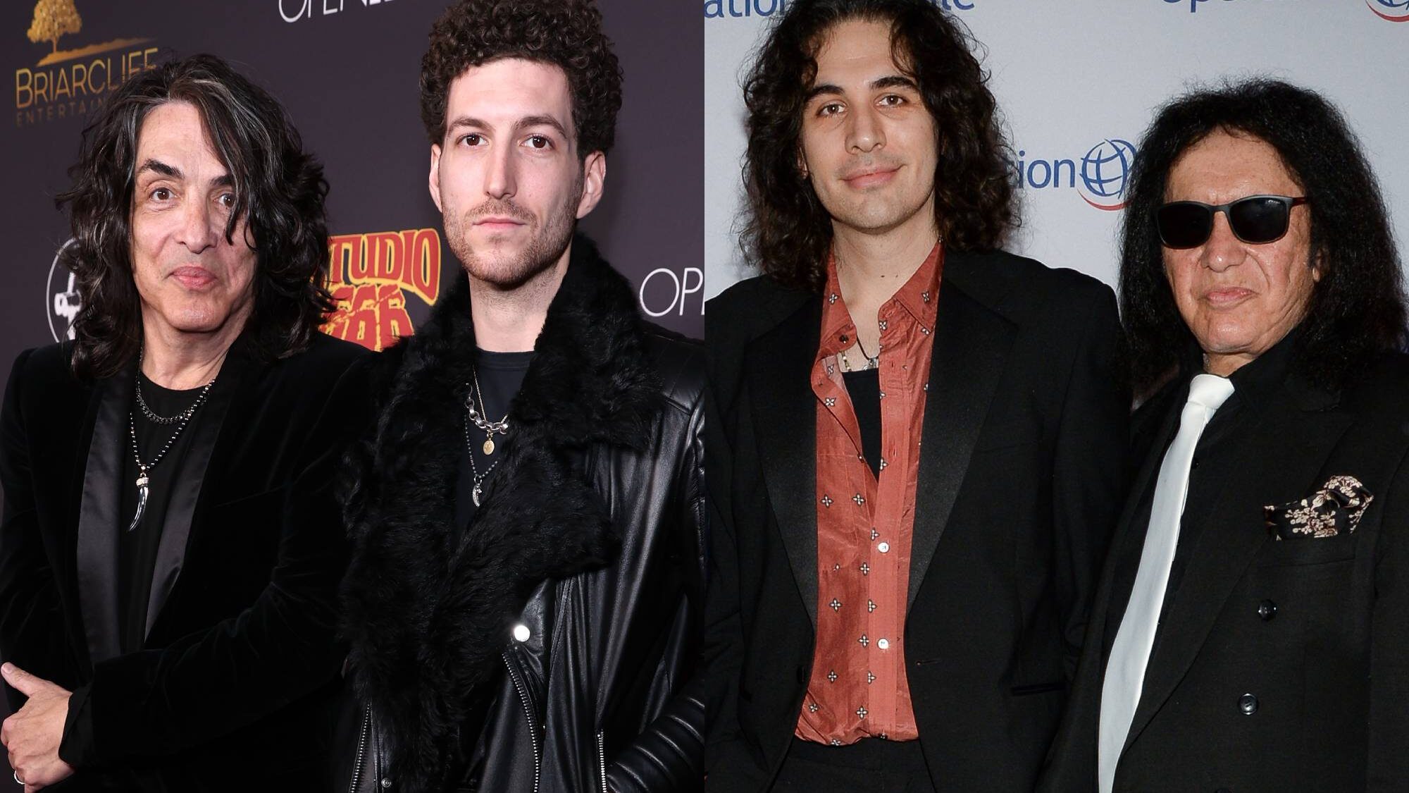 Stanley Simmons. Paul and Evan Stanley / Gene and Nick Simmons. Rich Fury/Michael Simon/Getty Images